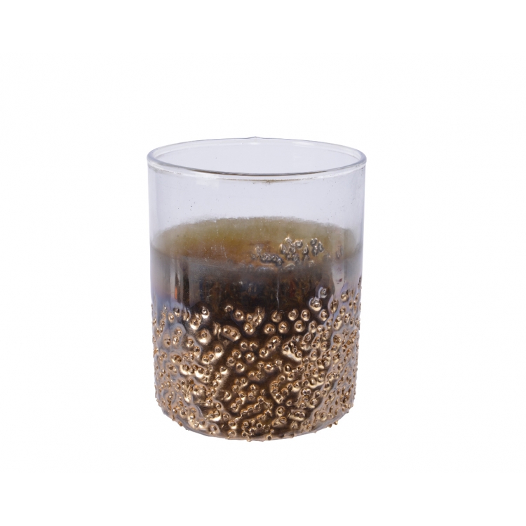 ΡΕΣΟ ΚΑΦΕ ΜΕ ΧΡΥΣΕΣ ΛΕΠΤΟΜΕΡΕΙΕΣ Γυαλί Φ12*15