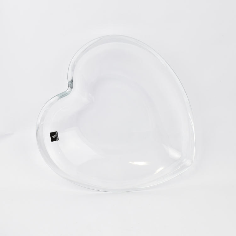 ΠΙΑΤΕΛΑ ΔΙΑΦΑΝΗ ΚΑΡΔΙΑ CUORE Κρύσταλλο 30*30.5*6