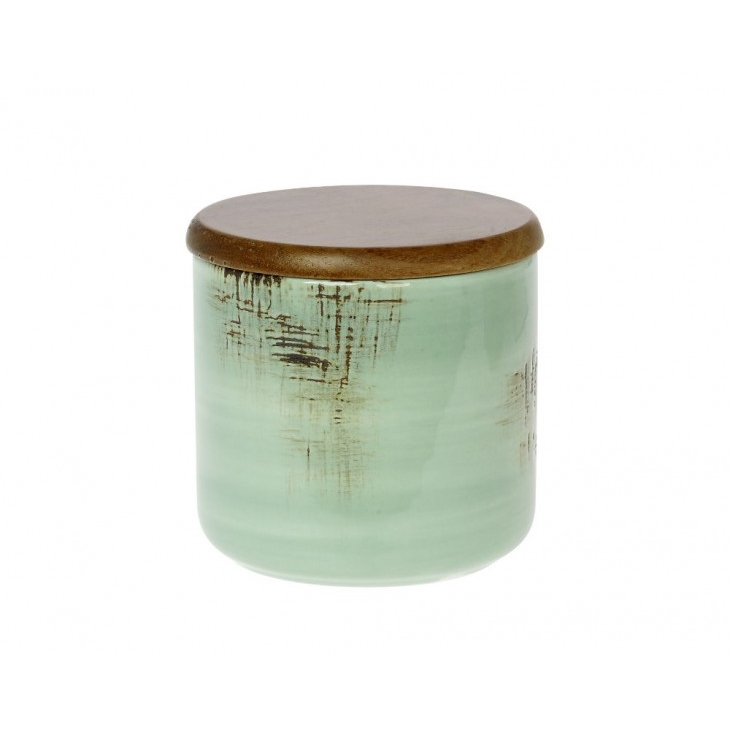 ΔΟΧΕΙΟ SUGAR COUNTRY GREEN Ξύλο Φ12*11,5Υ