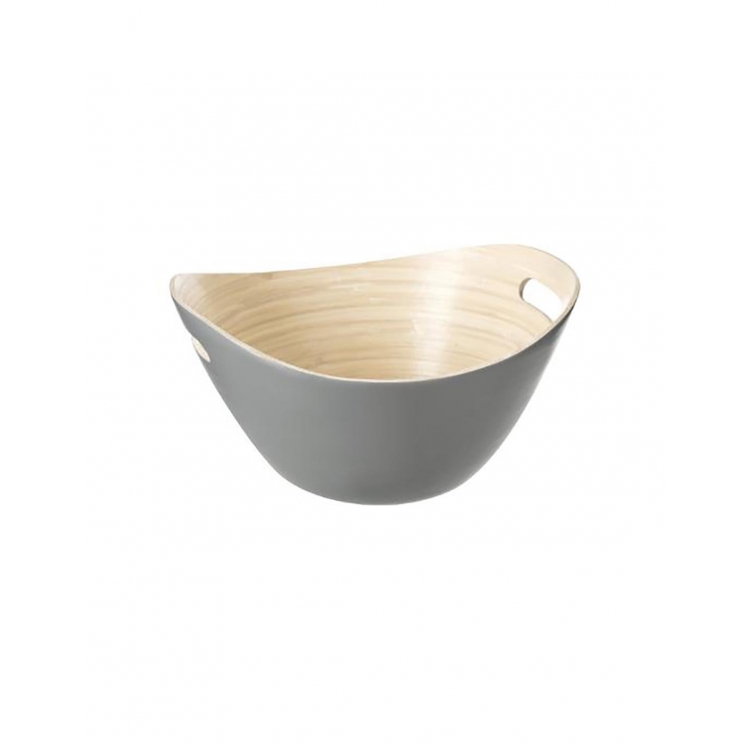ΣΑΛΑΤΙΕΡΑ BAMBOO ΓΚΡΙ  30*26*13