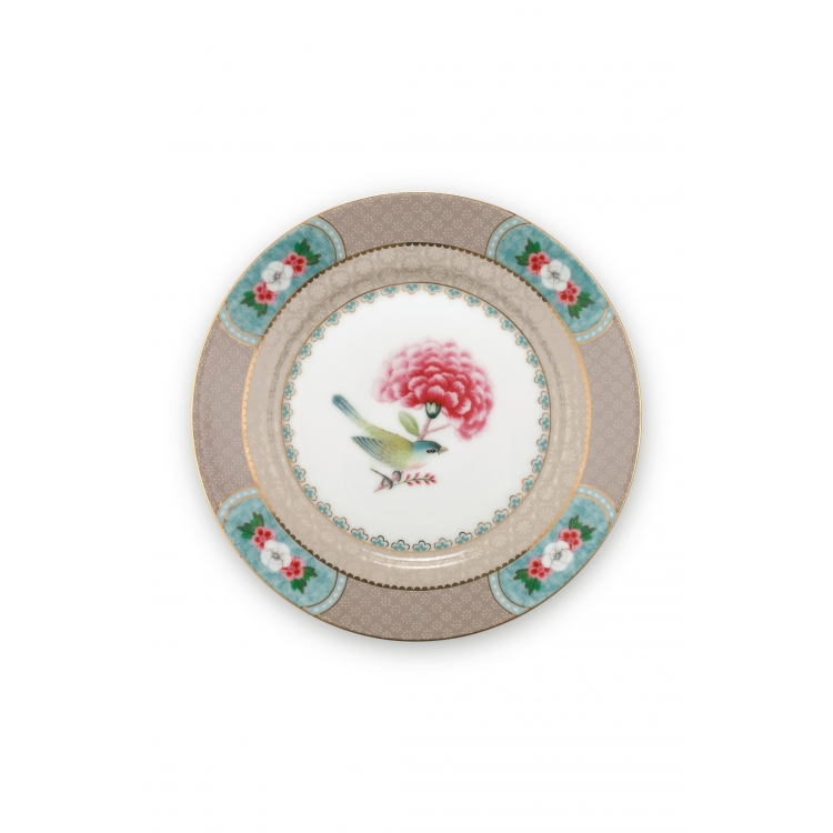 ΠΙΑΤΟ ΠΑΣΤΑΣ BLUSHING BIRDS Khaki 6ΤΜΧ Πορσελάνη Φ17