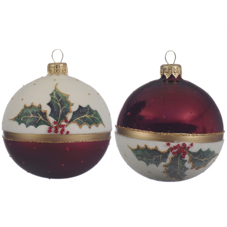 ΜΠΑΛΑ ΡΙΓΕ ΚΟΚΚΙΝΗ-ΑΣΠΡΗ ΜΑΤ ΜΕ ΓΚΙ Γυαλί Φ8