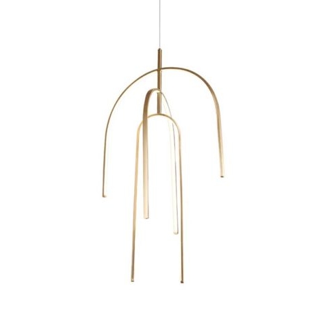 ΜΟΝΤΕΡΝΟ ΚΡΕΜΑΣΤΟ ΦΩΤΙΣΤΙΚΟ ΧΡΥΣΟ ΜΑΤ ΜΕ ΑΚΡΥΛΙΚΟ ΚΑΛΛΥΜΑ ΓΙΑ ΚΑΛΥΤΕΡΗ ΔΙΑΧΥΣΗ ΤΟΥ ΦΩΤΟΣ Αλουμίνιο Μ0.60Π0.40Υ1.10