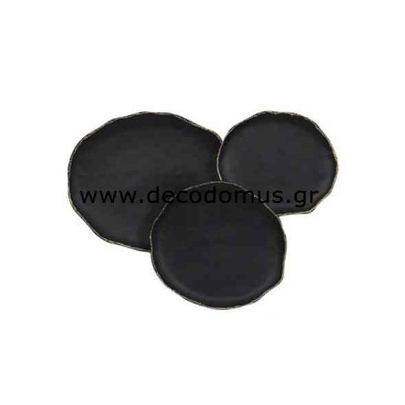 ΕΠΙΤΟΙΧΙΟ ΔΙΑΚΟΣΜΗΤΙΚΟ ΜΑΥΡΟ ΚΥΚΛΟΙ Μέταλλο 60*51