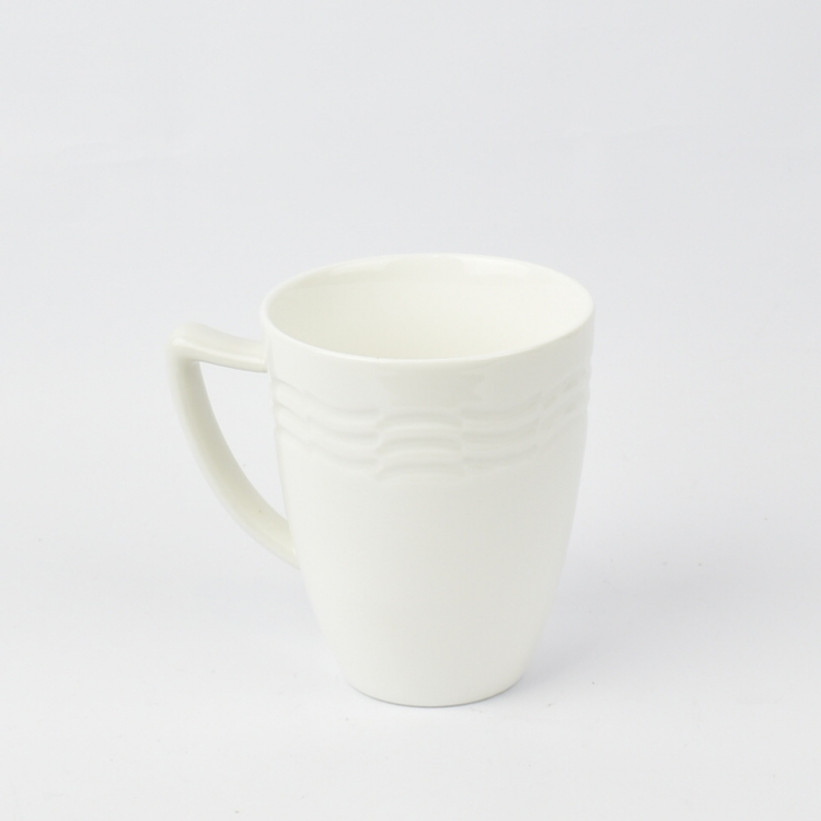 ΚΟΥΠΑ ΛΕΥΚΗ ΠΟΡΣΕΛΑΝΙΝΗ GAZEBO ΜΕ ΓΡΑΜΜΕΣ Πορσελάνη 9Χ12Χ16,5