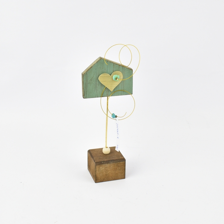 ΕΠΙΤΡΑΠΕΖΙΟ ΣΠΙΤΑΚΙ ΠΡΑΣΙΝΟ ΜΙΚΡΟ Ξύλο 6.5*4*16.5