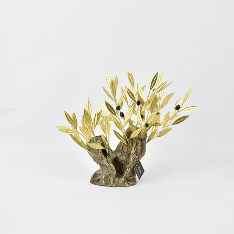 ΕΛΙΑ ΧΡΥΣΗ  ΜΕ ΔΙΠΛΟ ΚΟΡΜΟ Κεραμικό 23*22*21