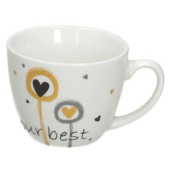 ΦΛΥΤΖΑΝΙ ΤΣΑΓΙΟΥ IRIS GOLDY DO YOUR BEST Πορσελάνη Φ8*11*7