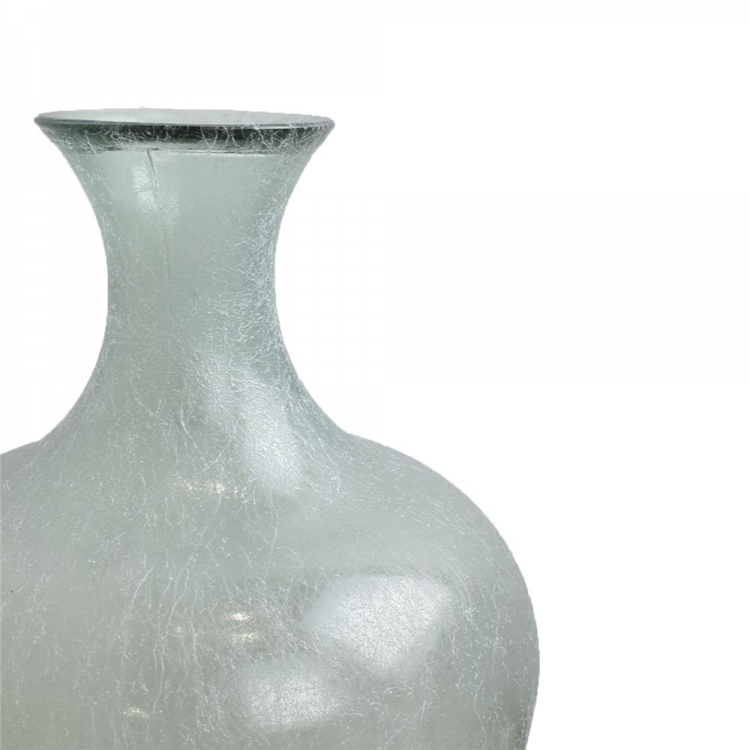 ΒΑΖΟ ΔΑΠΕΔΟΥ ΒΕΡΑΜΑΝ candyfloss ΨΗΛΟ Ανακυκλωμένο Γυαλί Φ30*100Υ