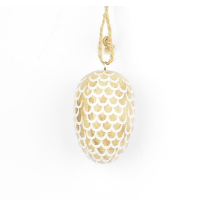 ΑΥΓΟ ΖΩΓΡΑΦΙΣΤΟ ΜΕ ΛΕΥΚΟ ΚΥΜΑ Ξύλο Φ6