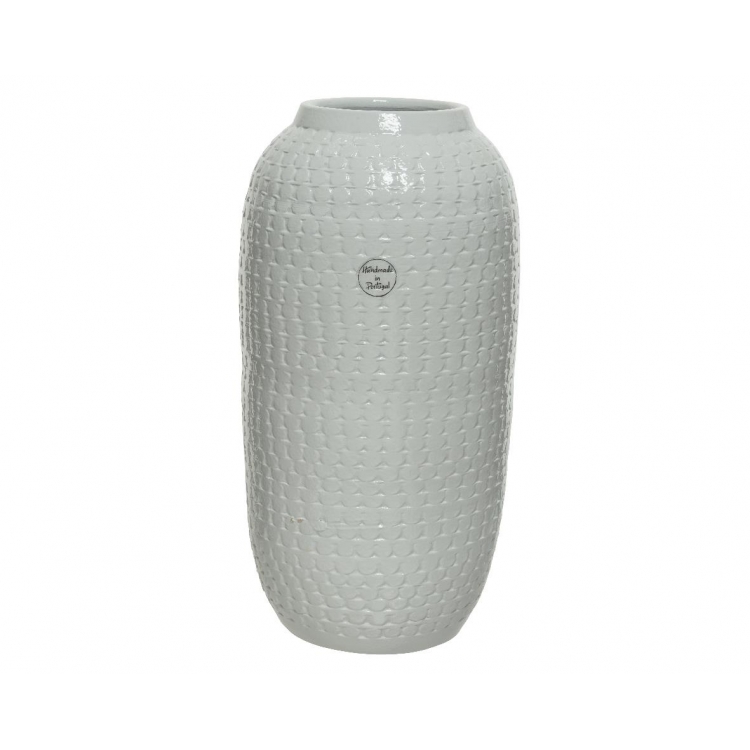 ΒΑΖΟ ΛΕΥΚΟ ΑΝΑΓΛΥΦΟ ΨΗΛΟ Κεραμικό Φ20*40Υ