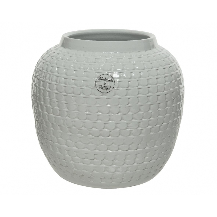 ΒΑΖΟ ΛΕΥΚΟ ΑΝΑΓΛΥΦΟ ΧΑΜΗΛΟ Κεραμικό Φ29*27Υ