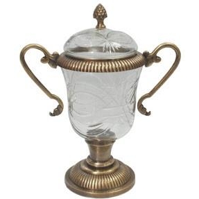 ΦΟΝΤΑΝΙΕΡΑ ΜΕ ΚΑΠΑΚΙ ΧΕΙΡΟΠΟΙΗΤΗ ΜΕ ΤΑΓΙΑΡΙΣΜΕΝΟ ΓΥΑΛΙ Γυαλί 21*12*25