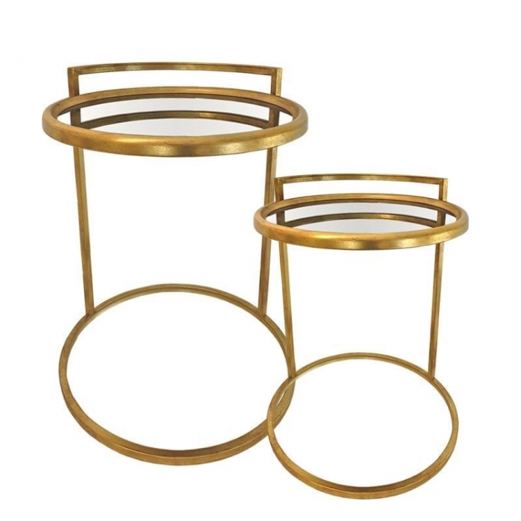 ΤΡΑΠΕΖΙ ΒΟΗΘΗΤΙΚΟ ΧΡΥΣΟ ΜΕΓΑΛΟ Μέταλλο Φ48*56