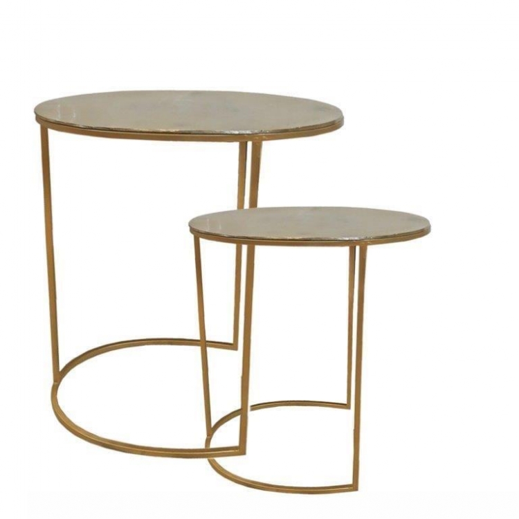 ΤΡΑΠΕΖΙ ΒΟΗΘΗΤΙΚΟ ΧΡΥΣΟ ΜΙΚΡΟ  47*28*55