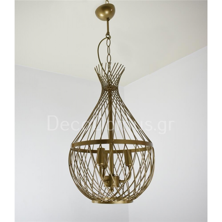 ΦΩΤΙΣΤΙΚΟ ΤΡΙΦΩΤΟ ΧΡΥΣΟ Μέταλλο Φ32*55Υ