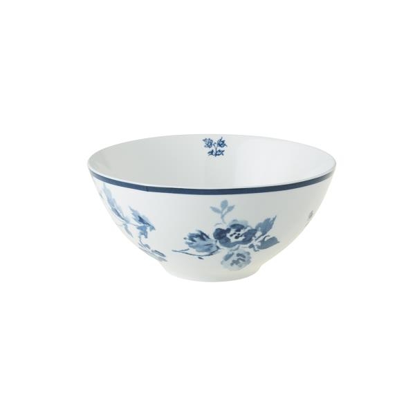 LAURA ASHLEY-ΜΠΟΛ 13CM ΛΕΥΚΟ ΜΕ ΜΠΛΕ ΛΟΥΛΟΥΔΙΑ CHINA ROSE 40CL-BLUEPRINT  Φ13