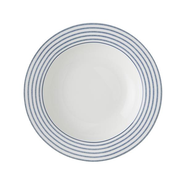 LAURA ASHLEY-ΠΙΑΤΟ ΒΑΘΥ 33 CM CANDY STRIPE-BLUEPRINT Πορσελάνη Φ22*4.5Υ