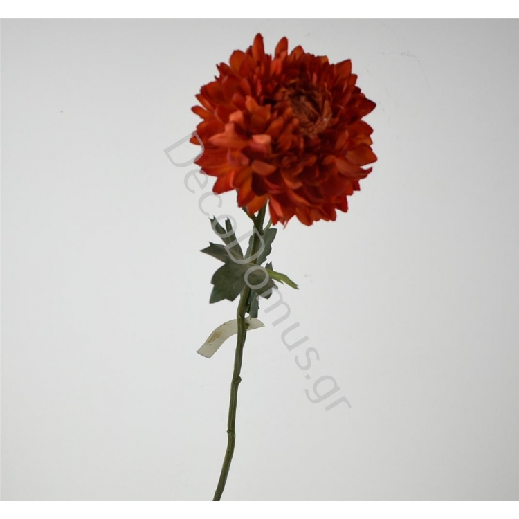 ΛΟΥΛΟΥΔΙ ΚΟΚΚΙΝΟ-ΠΟΡΤΟΚΑΛΙ ΝΤΑΛΙΑ Συνθετικό H72 CM