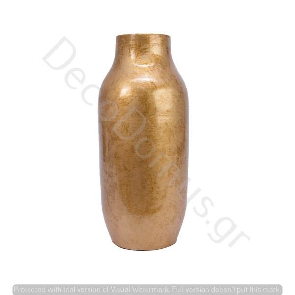 ΒΑΖΟ ΔΑΠΕΔΟΥ ΧΡΥΣΟ ΜΕΓΑΛΟ Κεραμικό Φ24*Η60