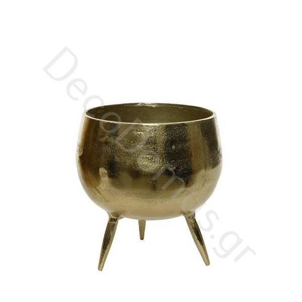 ΚΑΣΠΟ ΧΡΥΣΟ ΜΕ ΠΟΔΙΑ ΣΤΡΟΓΓΥΛΟ Αλουμίνιο Φ18.5*Η20