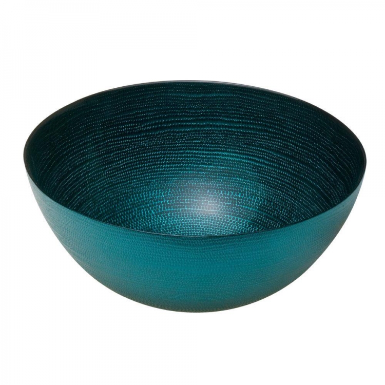 ΣΑΛΑΤΙΕΡΑ ΣΤΡΟΓΓΥΛΗ MOSAIC ΠΡΑΣΙΝΗ Γυαλί Φ28*11