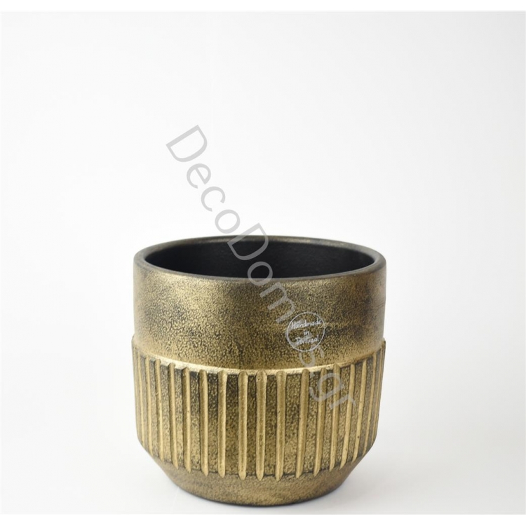 ΚΑΣΠΟ ΚΑΦΕ-ΧΡΥΣΟ ΜΙΚΡΟ Κεραμικό Φ18*Η16