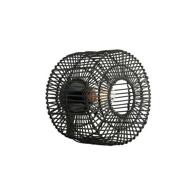 ΑΠΛΙΚΑ ΤΟΙΧΟΥ ΜΑΥΡΗ ΜΕ ΡΑΤΑΝ Μέταλλο Φ30x23