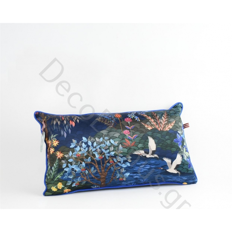 ΜΑΞΙΛΑΡΙ GARDEN BLUE Μετάξι 50x30