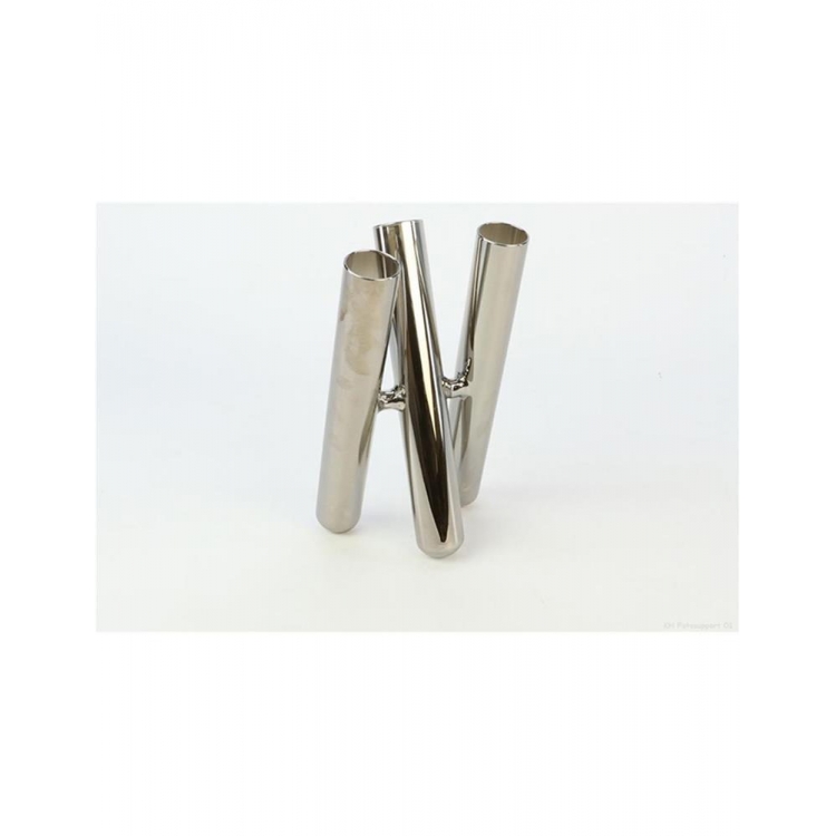 ΒΑΖΟ ΜΟΝΟΛΟΥΛΟΥΔΟ Χ3 ΚΑΘΡΕΠΤΗΣ ΑΣΗΜΙ Γυαλί 14x24.5