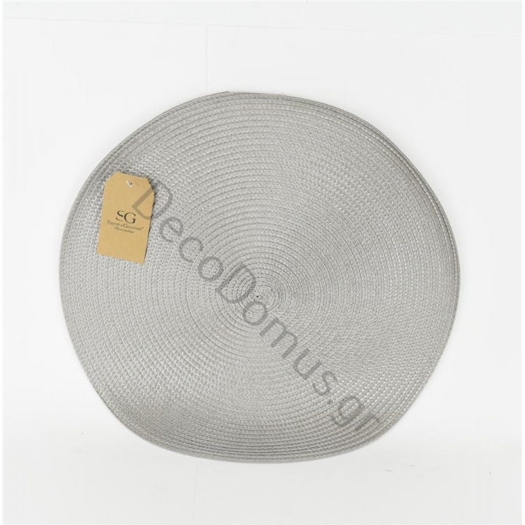 ΣΟΥΠΛΑ ΠΛΕΚΤΟ ΣΤΡΟΓΓΥΛΟ ΓΚΡΙ ΣΕΤ 6 ΤΜΧ Συνθετικό Φ38